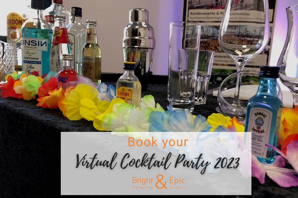 Book your virtual cocktail party 2023 with bright&epic USA events